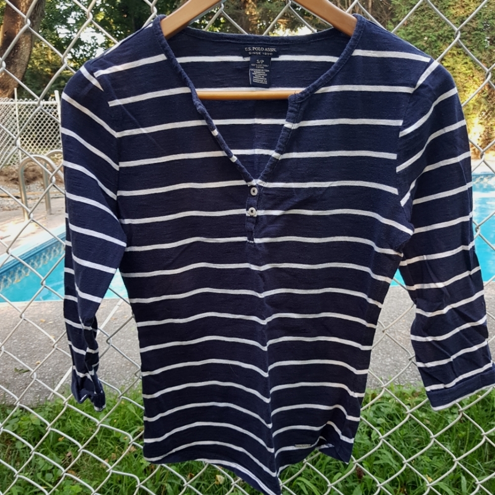 Lined 3/4 sleeve shirt